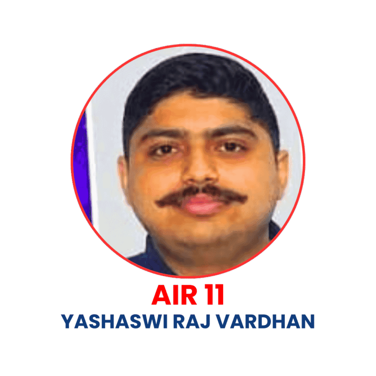 AIR-11 YASHASWI RAJ VARDHAN